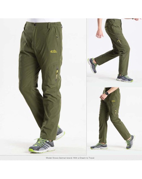 FALIZA Stretch Casual Pants Men Spring Summer Breathable Quick Dry Outdoor Mens Hiking Camping Tactical Cargo Trousers PA65
