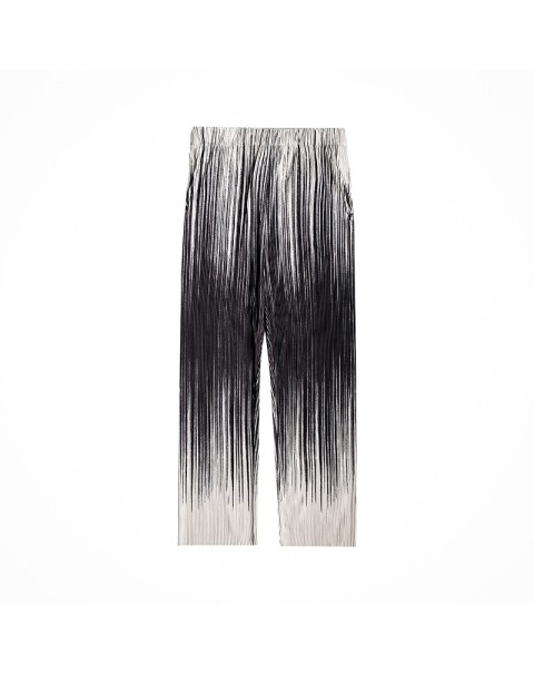 ZCSMLL Gradient striped pants men's ins Korean fashion casual wide leg pants summer thin loose vertical floor mops 2022 spring