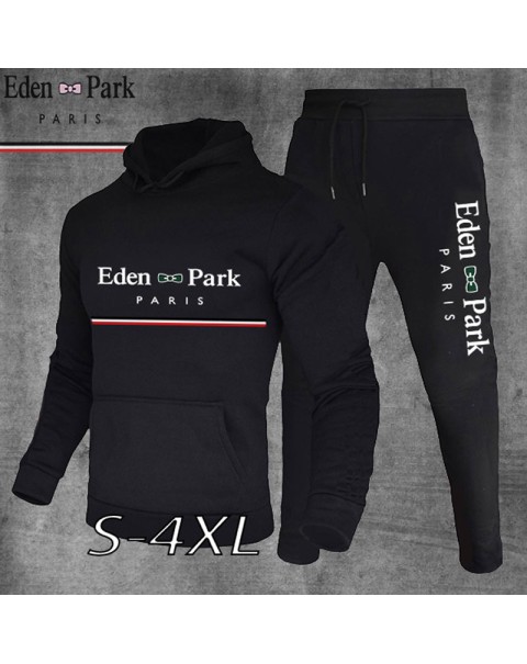 Fashion Print Hooded Suit Fall Winter Suit Men's Hooded Sweater + Jogging Pants Pullover Cool Hoodie Men's Street Sports Suit
