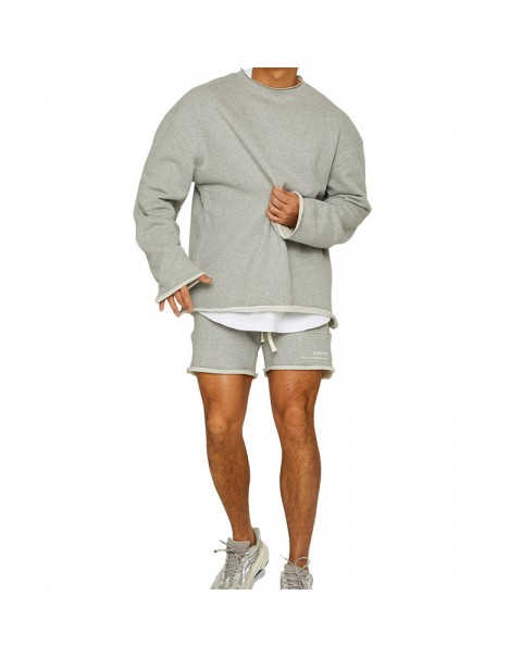 Muscle fitness brothers sports suit men's autumn and winter running training loose plus size suit