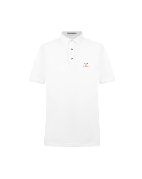 Summer Printed Logo Polo T Shirt Graphic for Man Short Sleeve Causal Business Golden Bee Cotton Blend Clothing Tops