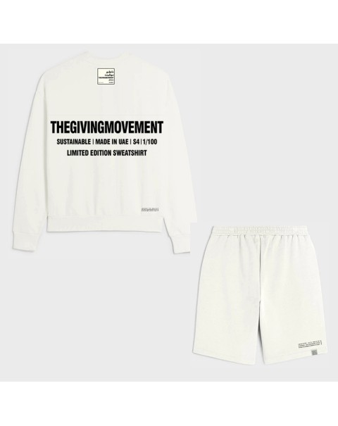 TGM Round Neck Pullovers Sweatshirts and Long Shorts Two Pieces Sets Unisex Tracksuits Sweatsuits Men Spring Summer Clothing