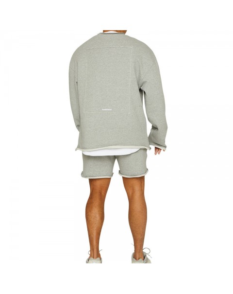 Muscle fitness brothers sports suit men's autumn and winter running training loose plus size suit