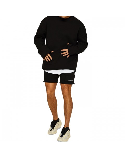 Muscle fitness brothers sports suit men's autumn and winter running training loose plus size suit