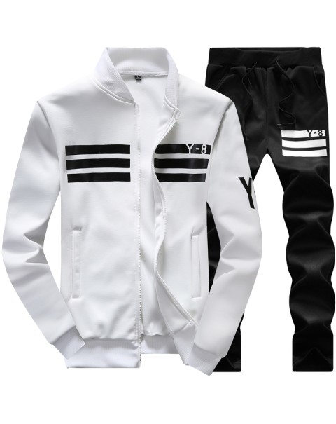 Plus Size 9XL Mens Set Casual Fleece 2 Piece Sets Sweatshirt + Pants Male Tracksuit Sporting Sweat Suits Man Fashion Sportswear