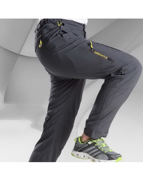 FALIZA Stretch Casual Pants Men Spring Summer Breathable Quick Dry Outdoor Mens Hiking Camping Tactical Cargo Trousers PA65