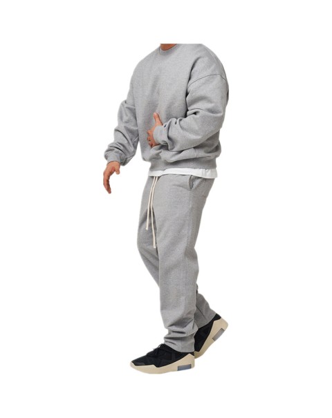 New muscle fitness brothers sports suit men's autumn leisure running training loose large size sports suit