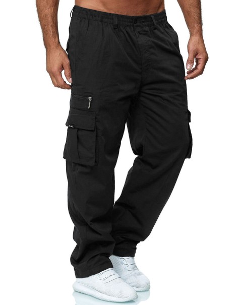 Men's pants big pockets cargo pants