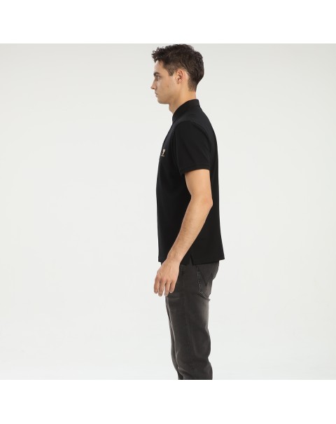 Summer Printed Logo Polo T Shirt Graphic for Man Short Sleeve Causal Business Golden Bee Cotton Blend Clothing Tops