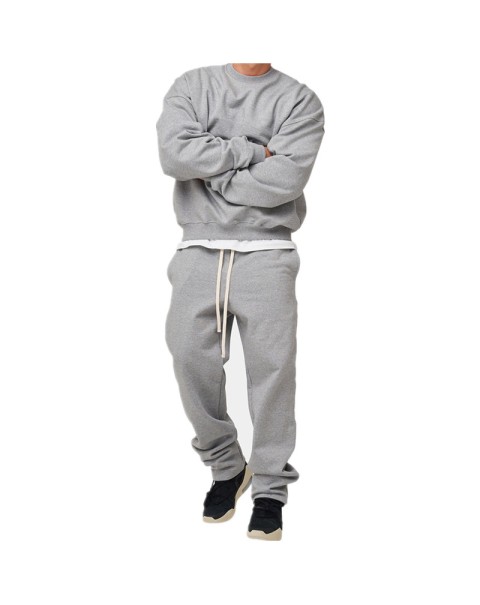 New muscle fitness brothers sports suit men's autumn leisure running training loose large size sports suit