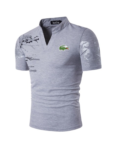 Men Polo Men Shirt Short Sleeve Polo Shirt Print Polo New Clothing Summer Streetwear Casual Fashion Men tops