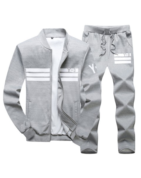 Plus Size 9XL Mens Set Casual Fleece 2 Piece Sets Sweatshirt + Pants Male Tracksuit Sporting Sweat Suits Man Fashion Sportswear