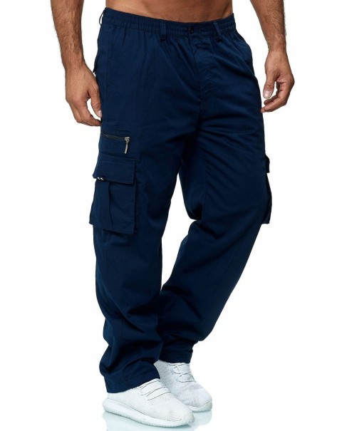 Men's pants big pockets cargo pants