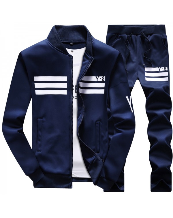 Plus Size 9XL Mens Set Casual Fleece 2 Piece Sets ...