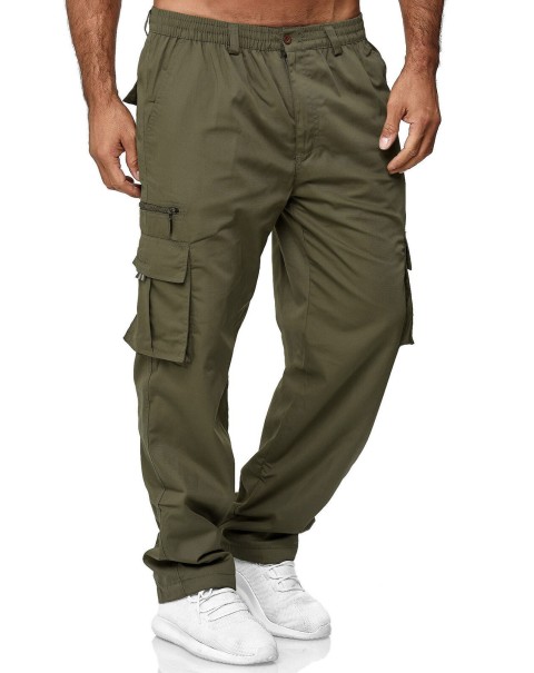 Men's pants big pockets cargo pants