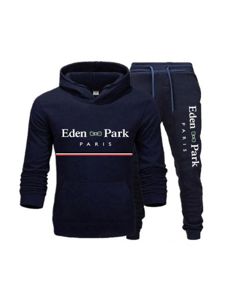 Fashion Print Hooded Suit Fall Winter Suit Men's Hooded Sweater + Jogging Pants Pullover Cool Hoodie Men's Street Sports Suit